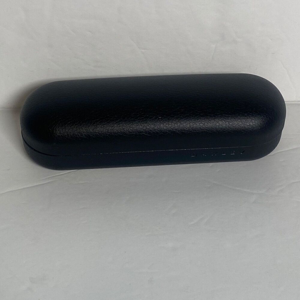 Oakley Black Hard Shell Eyeglass Case Hinged Protective Holder 6.5"
